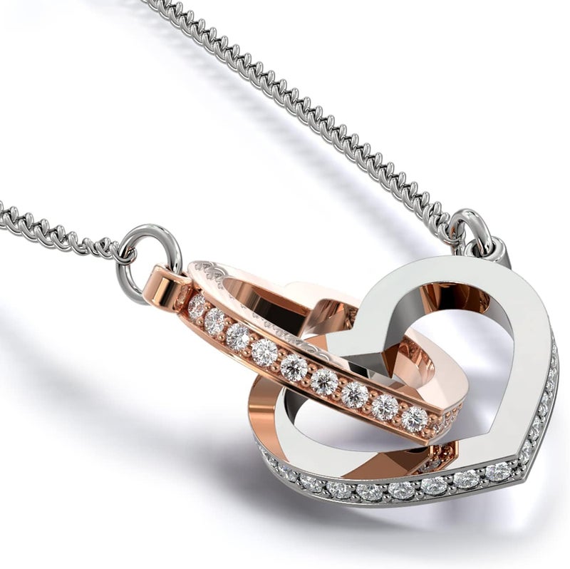 Larvincy To My Daughter Necklace From Dad With Heartfelt Message & Elegant Box, Gifts For Daughter From Father, Beautiful Jewelry Gift From Love Daddy On Graduation, Birthday, Wedding, Christmas - Image 4